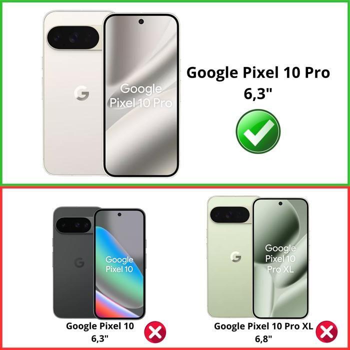 Camera Protection - PHONILLICO - Google Pixel 10 Pro - Pack of 2 - Tempered Glass - Scratch-resistant