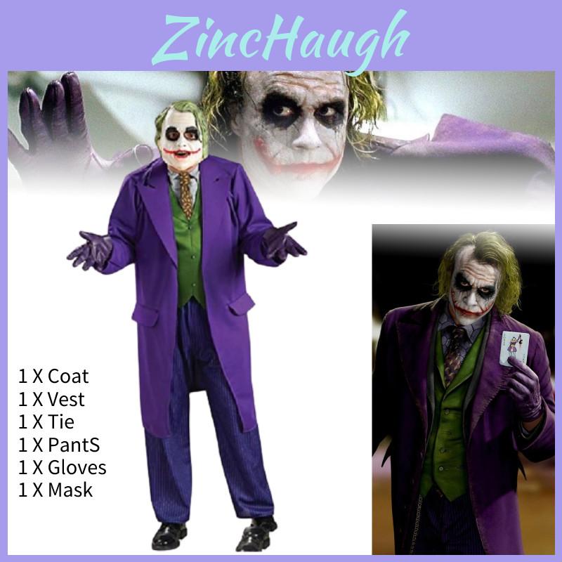 Popular Joker Cosplay Costume For Halloween And Anime Conventions