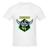 The Raiders Canberra Logo Trendy Tshirt Simple Korean Style Double Edging Short Sleeve
