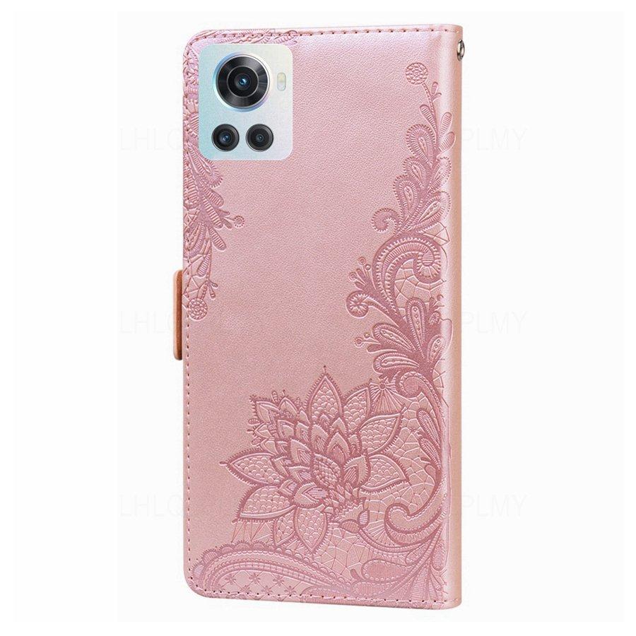 Модный кружевной кожаный чехол-кошелек с двойной пряжкой для Motorola Moto G41 G32 G72 Oneplus 10T Apple iPhone 15 14 16 Pro Max 12 13 Google Pixel 7 Cover