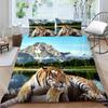 Bedding Cover Sets Wolf Print Quilt Cover 3D King Size Bedding Soft Home Textiles Children Teen Duvet Cover