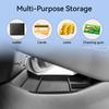 for Xpeng P7+ 2025-2026 Center Control Lower Storage Box TPE Tray Organizer Tidying Car Interior Accessories Black