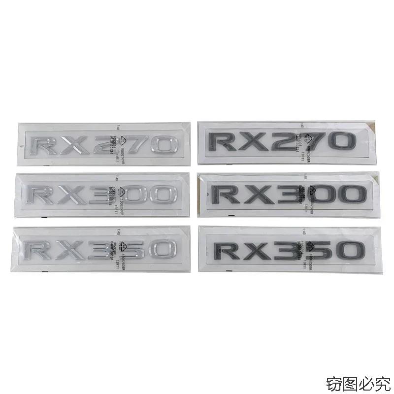 ABS Car Body Badge Rear Trunk Sticker Letter Decal for Lexus RX270 RX300 RX350 Emblem Exterior Decoration mn1