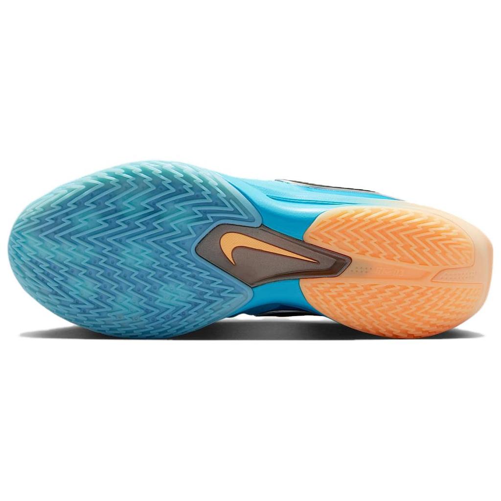 Nike Мужские кроссовки Air Zoom GT Cut 3 EP Blue Fury, черные, с мандариновым оттенком DV2918-404