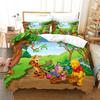 Winnie The Pooh Piglet Honey Pot Cartoon Duvet Cover Set HD Comforter Cover for Kids Bedding Sets Bedclothes Bedroom Decor