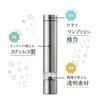 Kozumi Electric Mill, for Pepper and Rock Salt, Adjustable Coarseness, One-Hand Push, Silver, KPM-0100/S