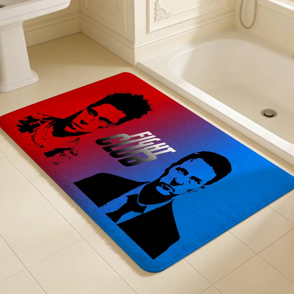 Comedy Drama Fight Club Entrance Door Mat Nordic Style Bedroom Living Room Doormat Home Balcony Anti-Slip Modern Home Decor