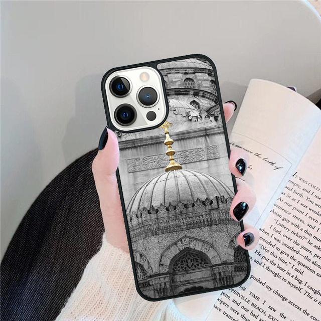 Muslim mosque building Coque Shell For iPhone 17 Air 15 16 14 13 12 Pro Max 11 Pro Max Plus Phone Case Cover