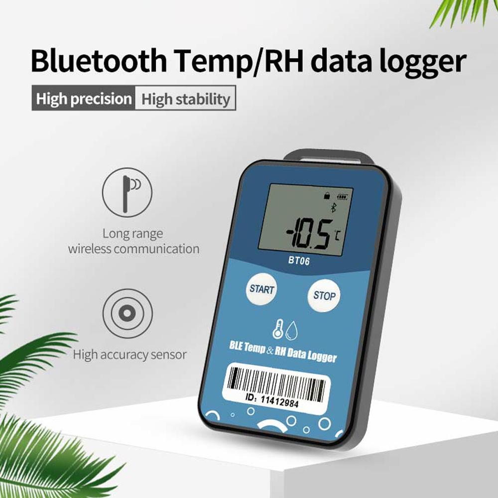 Цифровой измеритель температуры и влажности Bluetooth Термометр и гигрометр Используется для транспортировки по холодовой цепи, лаборатории, фармацевтического хранения и т. д.