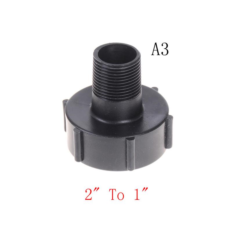 Адаптер для слива IBC Tote Tank с крупной резьбой 2" на 1/2" 3/4" для садового шланга