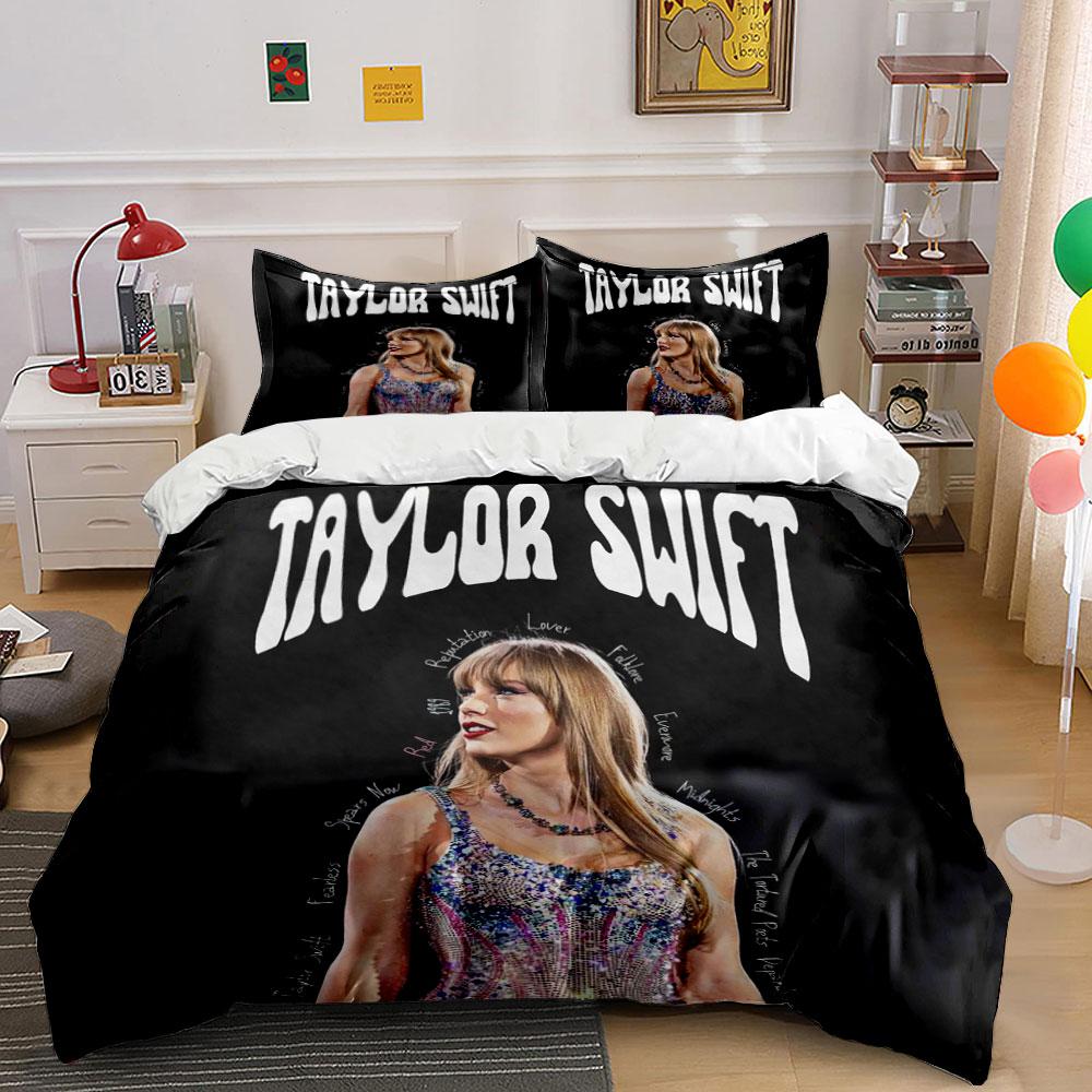 Pop Star Print Bedding Set Bedding Duvet Cover Set Duvet Cover Pillowcases (1*Duvet Cover 2*Pillowcases, without duvet insert)