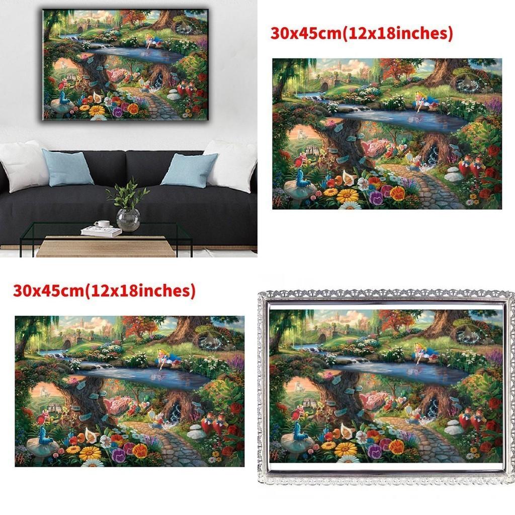 Холст с изображением принцессы-русалки, современная сказочная история, декоративная картина для спальни, детской комнаты