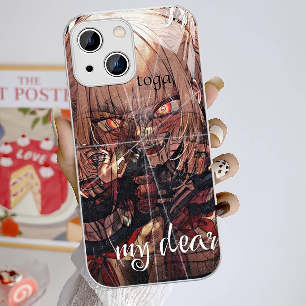 Toga Himiko My Hero Academia Tempered Glass For Iphone 14 13 12 11 Pro Mini XS MAX 14Plus X XS XR Cover