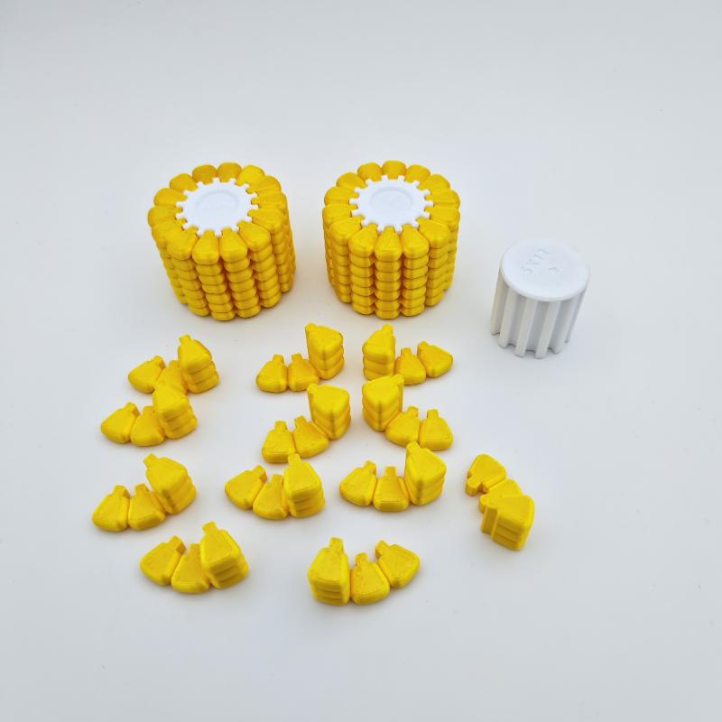 3D Printed PLA Corn Fidget Puzzle Toy Non-Toxic Sensory Stress Relief Toy for Kids Adults Anxiety Relief Home Office