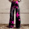 Women's Casual Pants Printed Casual Wide Leg Trend Pants