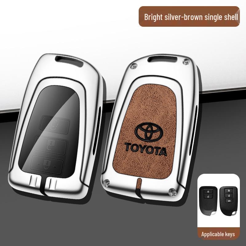 Совместимый чехол для ключа для Toyota: Чехол-заглушка для брелока Yaris, Vios, Camry и Highlander