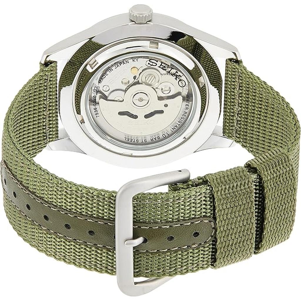 Восстановленные мужские часы Seiko 5 Military Automatic Sports Сделано в Японии SNZG09 SNZG09J1 SNZG09J