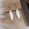 Soft Pearl Earrings with Diamond Shaped Pearl Earrings, Court Style Retro and Fashionable Earrings, with A Niche Temperament