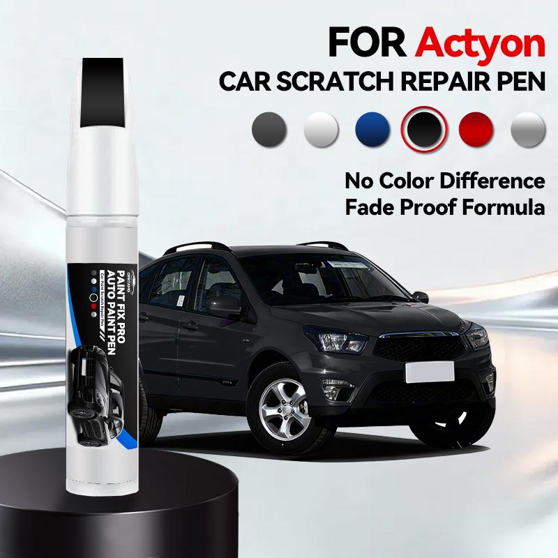 Для KGM SsangYong Actyon Ремонтная ручка для краски Подкраска Удаление царапин Сделай сам Автоаксессуары Grand White Iron Silver Space Black Blue