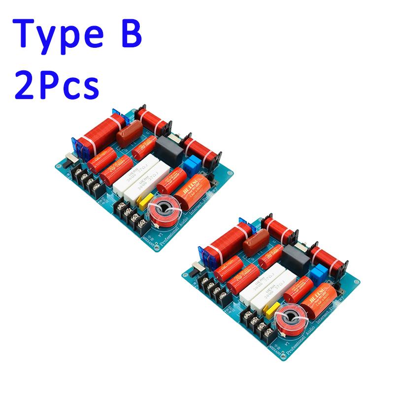2PCS 3 Way 350W Professional Speaker Frequency Divider KTV Stage Home Theater 3 Unit High Power Audio Crossover Filters Hi-Fi