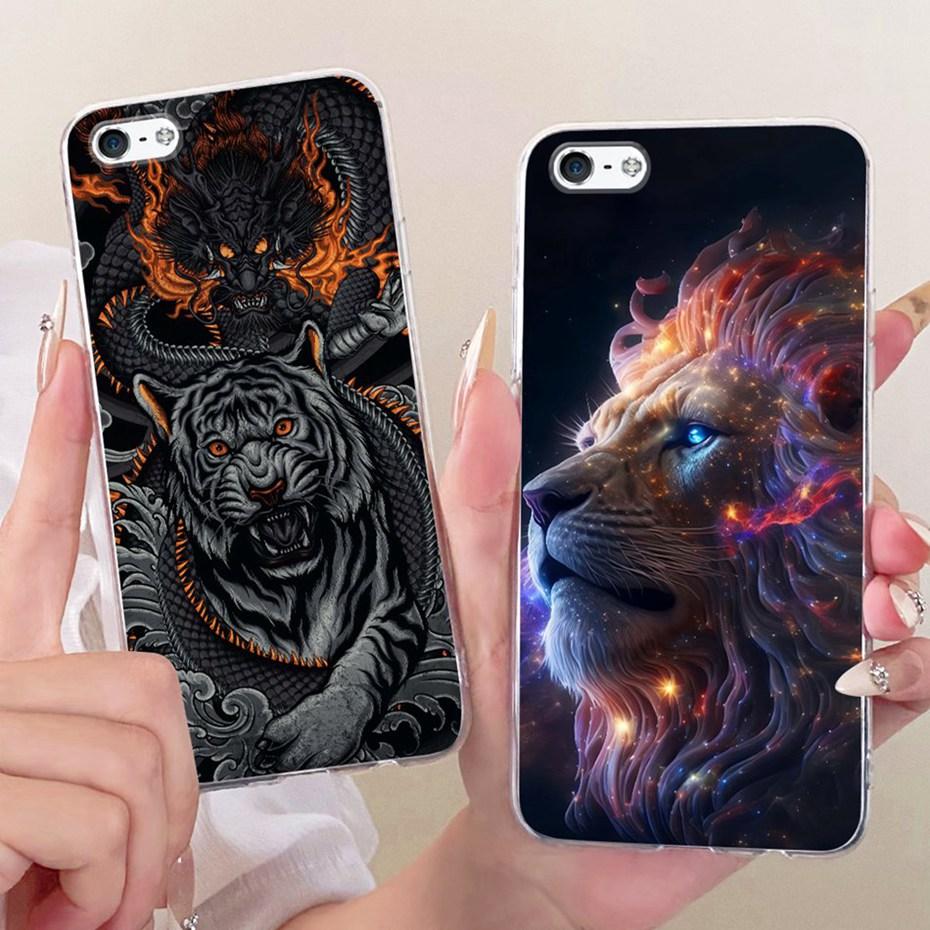Модный крутой чехол для iPhone 5 5s SE (2016) Мягкий силиконовый ТПУ задний чехол для iPhone 4 4s iPhone 5 5s