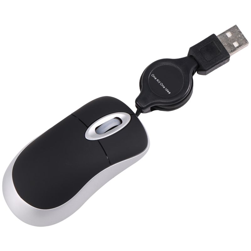AEE4-Мини USB Проводная Мышь Втягивающийся Кабель Крошечная Маленькая Мышь 1600 DPI Оптическая Компактная Дорожная Мышь Для Windows 98 2000 XP Vista V