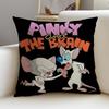 Clever PPinky and the BrainS Cushion Cover Breathable and skinfriendly linen pillowcase square removable and washable cushion