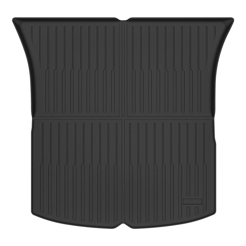 Коврик в передний багажник из ТПЭ и накладка на спинку заднего сиденья для Tesla Model Y