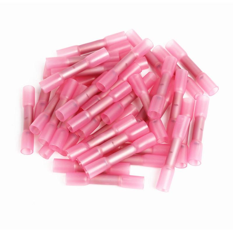 50 шт. смешанные термоусадочные клеммы для электрических проводов, обжимные клеммы