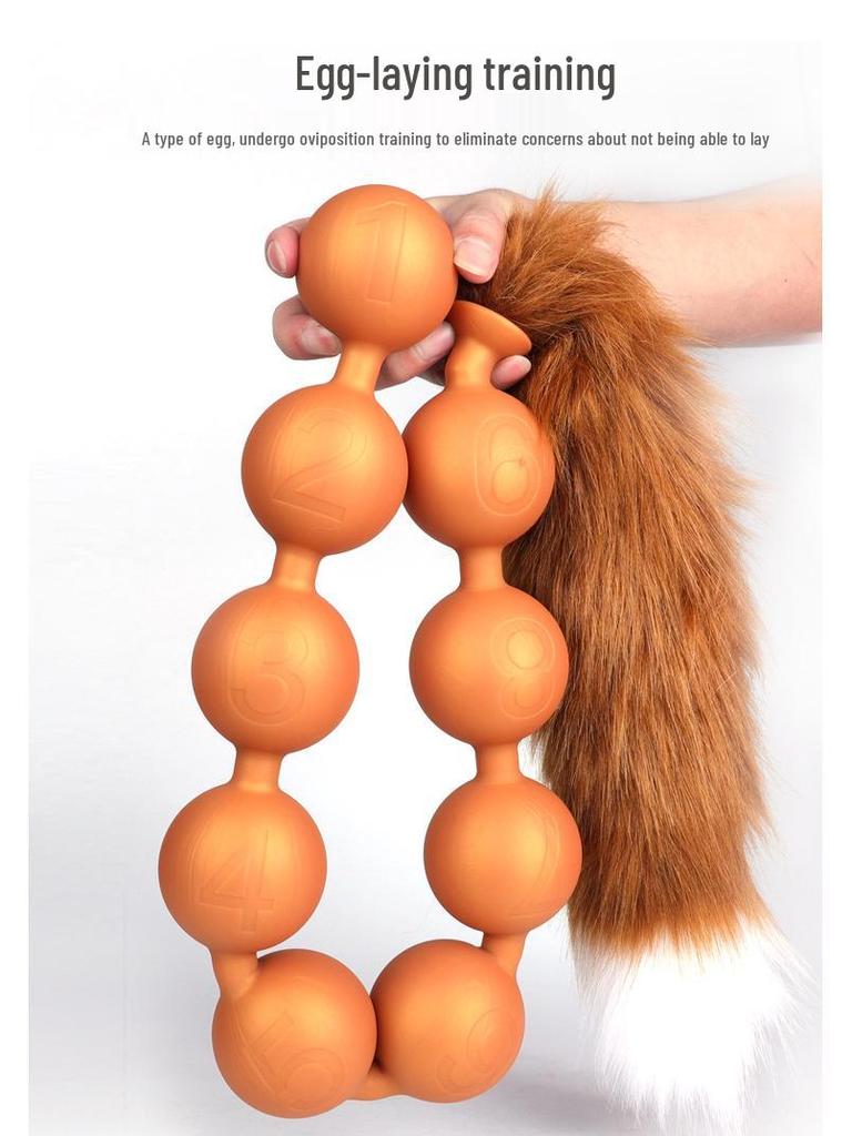 Nine Realms Silicone Egg with Long Lanyard - SM Cosplay Oviposition Training Toy