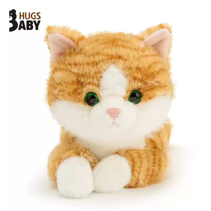 Новая Оригинальная Кукла Hug Baby Симуляция Лежащей Кошки Кукла Кошки Детская Подушка для Сна Подарок на День Рождения Felis Silvestris Catus