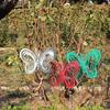 1 Pcs New Beating Art Butterfly Wind Spinner Yard Art Wind Chimes Balcony Outdoor Garden Decoration Ornament Dream Catcher