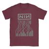 Nine Inch Nails NIN T Shirts Men Cotton Funny T-Shirt Crewneck Tee Shirt Short Sleeve Tops Big Size