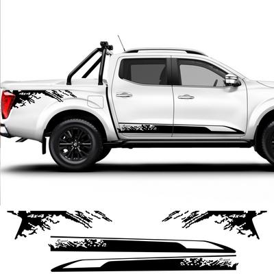 2 шт. Стильный боковой стикер для автомобиля Nissan NAVARA NP300, виниловая пленка, декоративная наклейка, DIY, спортивный стайлинг, аксессуары для тюнинга автомобиля