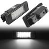 2PCS For NISSAN Pathfinder Qashqai J10 J11 X-Trail T30 T31 Juke F15 Car LED License Number Plate Light Lamp Xenon White Canbus