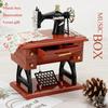 Retro Mini Music Box Home Decor Ornament Decoration European Retro Classic Music Box Home Decor Exquisite Birthday Gift