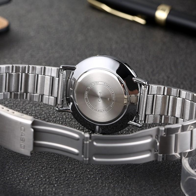 Casio Мужские часы стандартной серии Белые MTP-VT01D-7B MTP-VT01D-7B