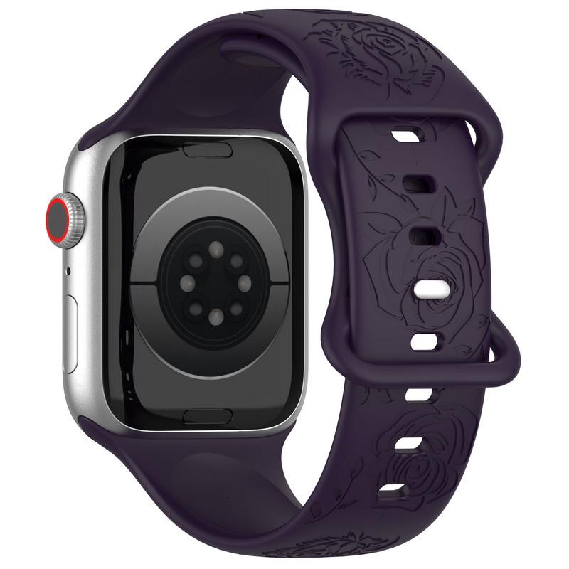 Мягкий силиконовый ремешок для часов 38/40/44/49 мм для Apple Watch 1/2/3/4/5/6/7/8/Se/9, ультра однотонный ремешок для часов с бабочкой, аксессуары, универсальный