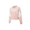 Rebel Colorblock Loose Fit Crew Neck Sweatshirt Women Sweatshirt Pink 586520-15