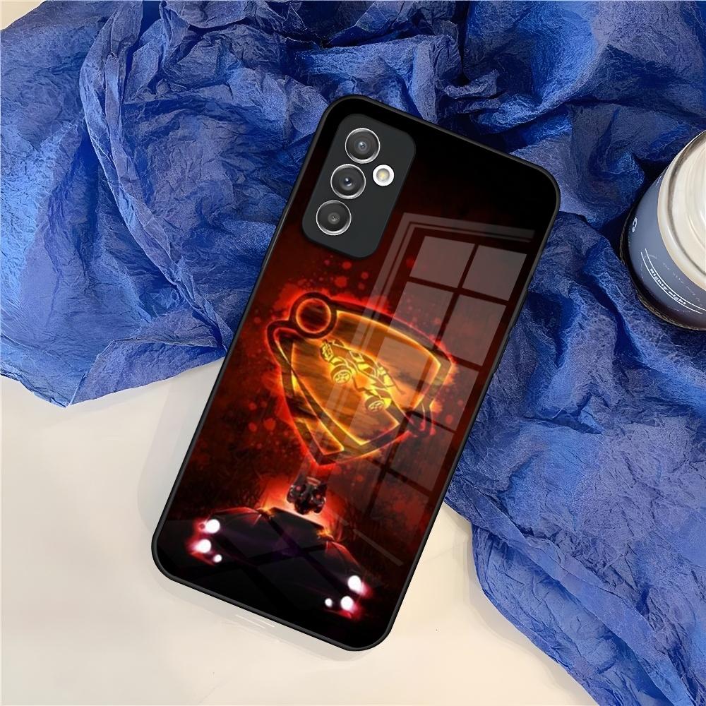 Чехол для телефона Rocket League для Samsung Galaxy S25 S24 S30 S21 S23 S20 S22 Fe Note 20 Pro Ultra Plus стеклянная крышка