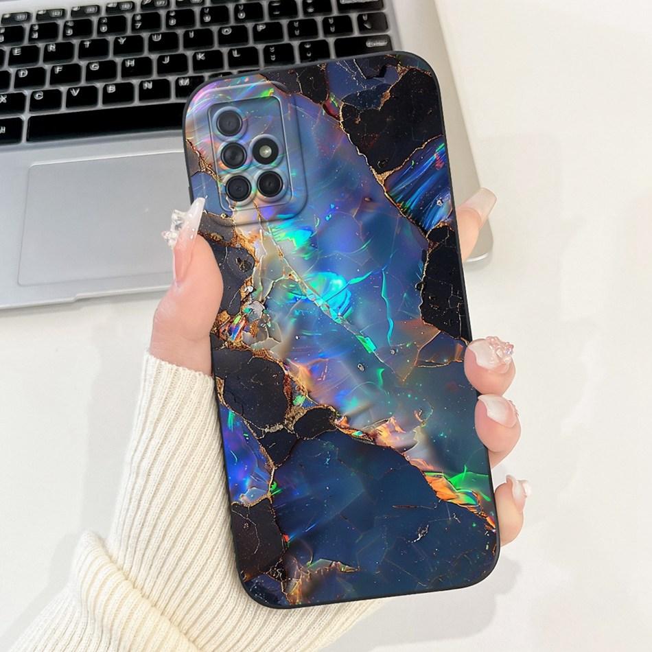 Для Samsung Galaxy A71 A51 4G Модный чехол для телефона с рисунком «Сумеречный пляж» Для Samsung A51 A71 4G Мягкие силиконовые противоударные чехлы