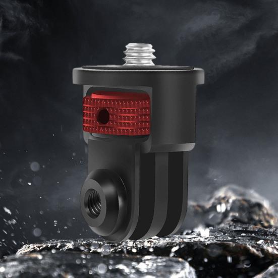 Адаптер для крепления штатива для камеры. Простая установка. Регулировка на 360 градусов. Противоскользящая накладка. Стабилизирующий кронштейн для экшн-камеры.