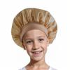 Children's Satin Sleep Cap - Soft Elastic Silk-like Hair Care Hat