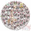 135Pcs/Set French Bulldog HANJI Mini Diary Manual Stickers DIY Scrapbooks Album Decor Decals Stickers