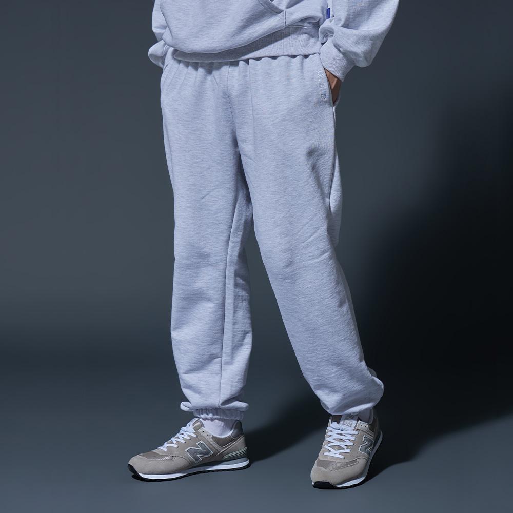 OHP Ohp Standard Oversized Jogger Pants White Melange