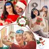 Merry Christmas Headbands for Women Hairband Sports Fitness Yoga Running Sweatband Snowman Snowflake Headwraps Fashion Headwear Hair Accessories Gifts