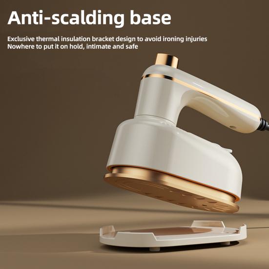 Портативный утюг отпариватель для одежды с вращающейся ручкой, быстрый нагрев, 2-в-1, влажный/сухой, электрический утюг, удобный разглаживатель складок