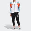 Adidas Neo Hooded Zip Windbreaker Jacket Men Jackets White Legend-Ink-Blue DW8109