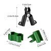 50Pcs Trellis Plant Connectors Clip Garden Trellis Clip Rotatable Rod Connectors for Tomato Cage Plant Stakes