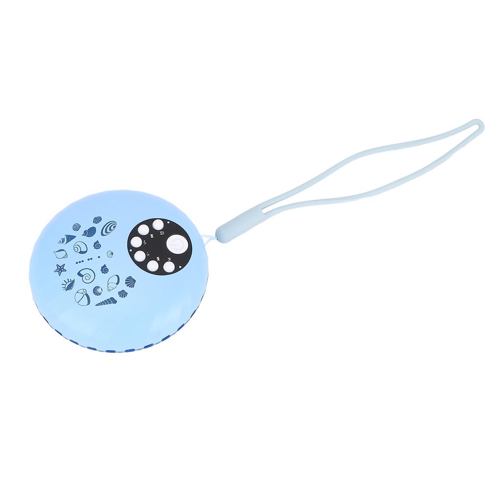 Звуковая машина с белым шумом, 8 вариантов ночного освещения, свет и музыка, таймер, зарядка через USB-C, портативный, белый 